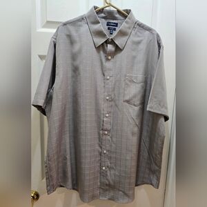 Croft & Barrow Men's Gray Button Down Shirt Xxl
